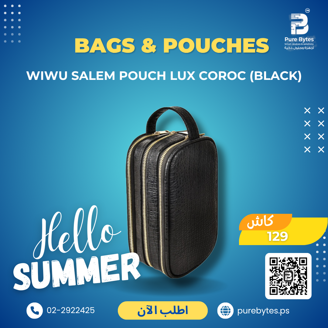 WiWU Salem Pouch LUX Coroc (Black) | Bags & Pouches - WiWU