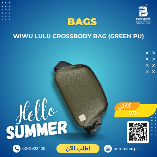 WiWU LULU Crossbody Bag (Green PU) | Bags - WiWU
