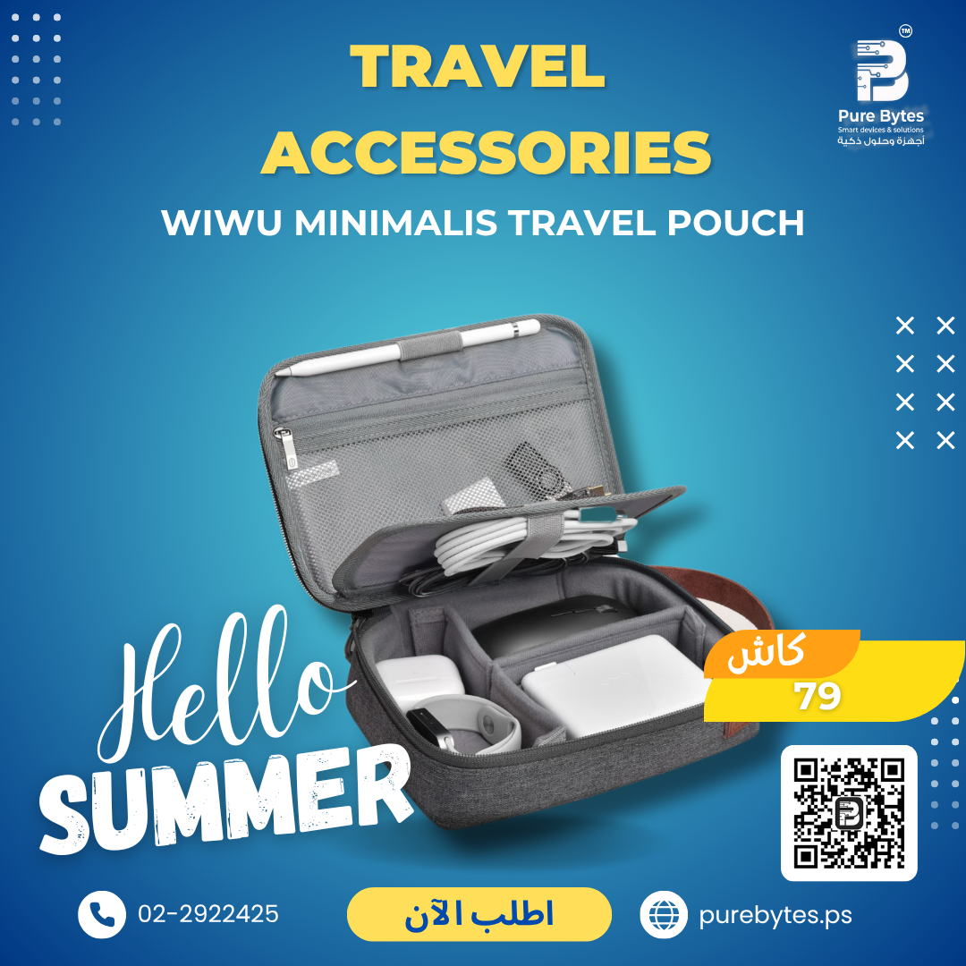 WiWU Minimalis Travel Pouch | Travel Accessories - WiWU