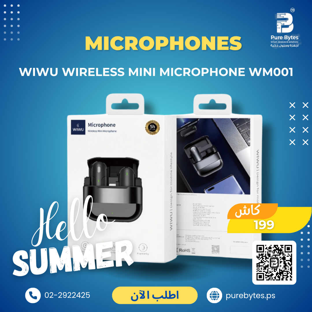 WiWU Wireless Mini Microphone WM001 | Microphones - WiWU