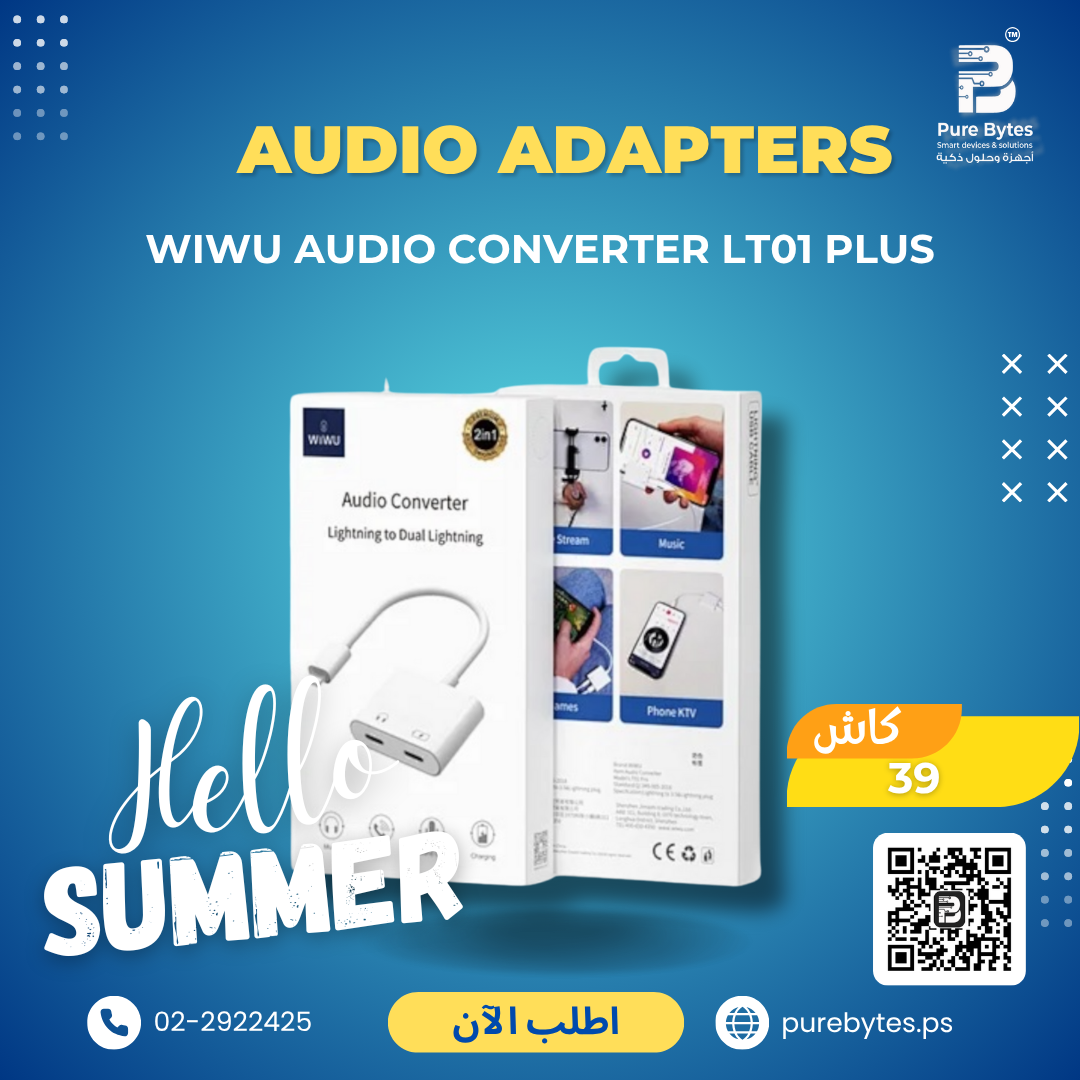 WiWU Audio Converter LT01 Plus | Audio Adapters - WiWU