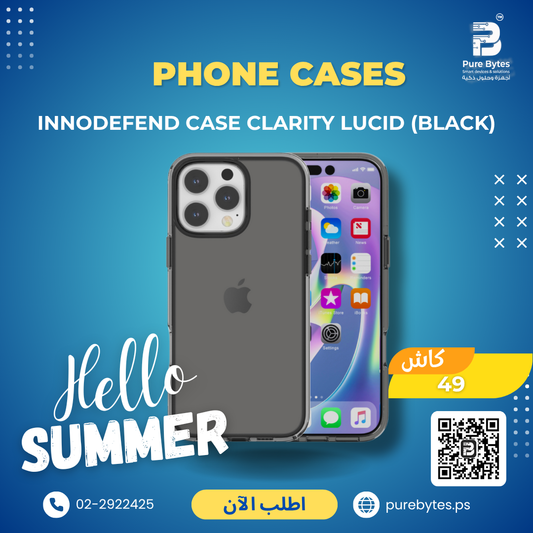 INNODEFEND Case Clarity Lucid (Black) | Phone Cases - INNODEFEND