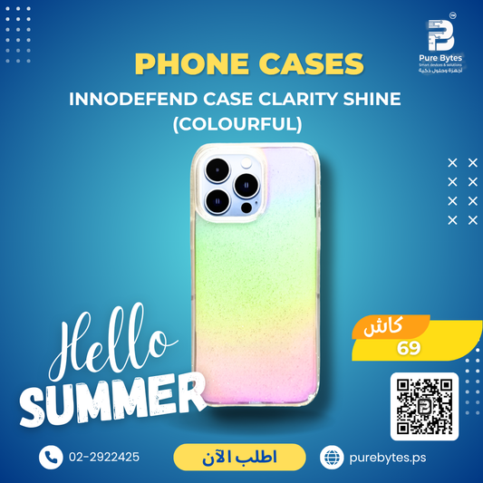 INNODEFEND Case Clarity Shine (Colourful) | Phone Cases - INNODEFEND