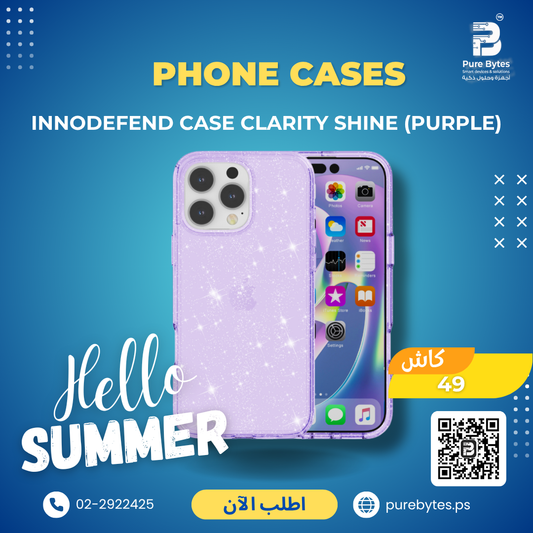 INNODEFEND Case Clarity Shine (Purple) | Phone Cases - INNODEFEND
