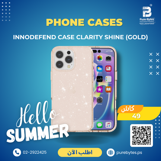 INNODEFEND Case Clarity Shine (Gold) | Phone Cases - INNODEFEND