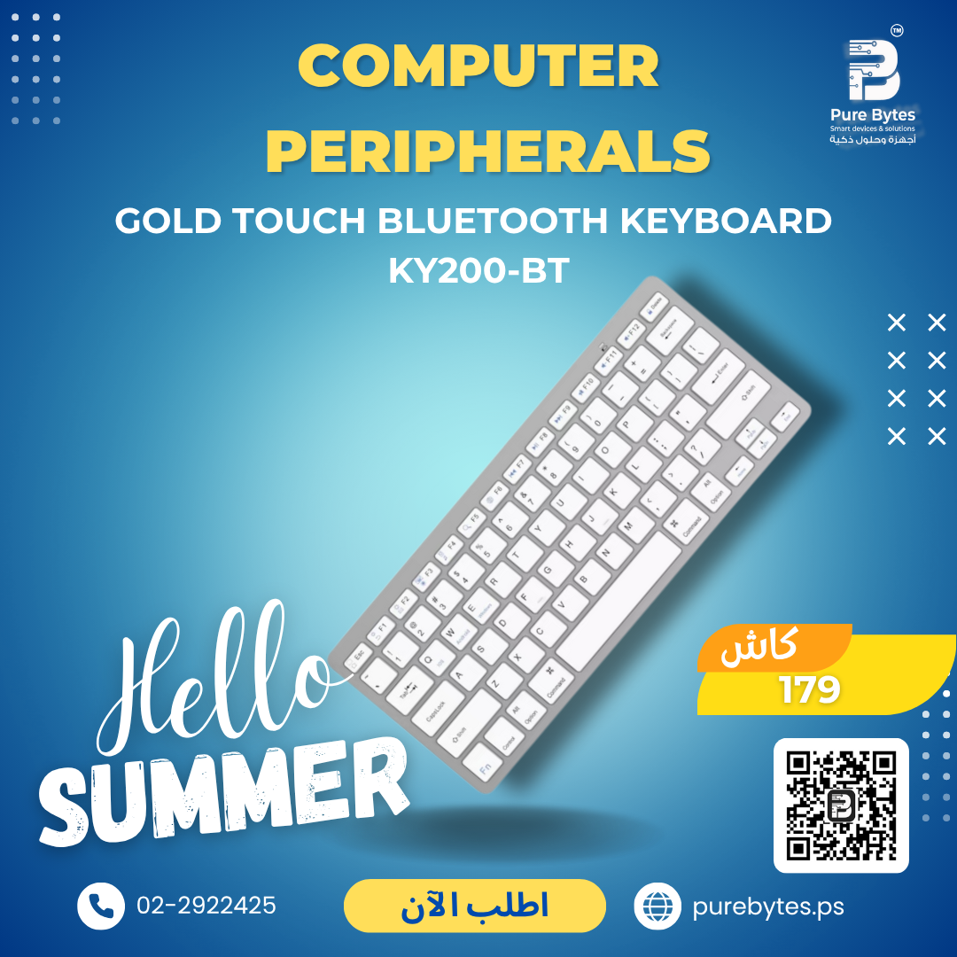 GOLD TOUCH BLUETOOTH KEYBOARD KY200 BT | Computer Peripherals - Gold Touch