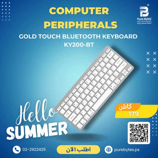 GOLD TOUCH BLUETOOTH KEYBOARD KY200 BT | Computer Peripherals - Gold Touch