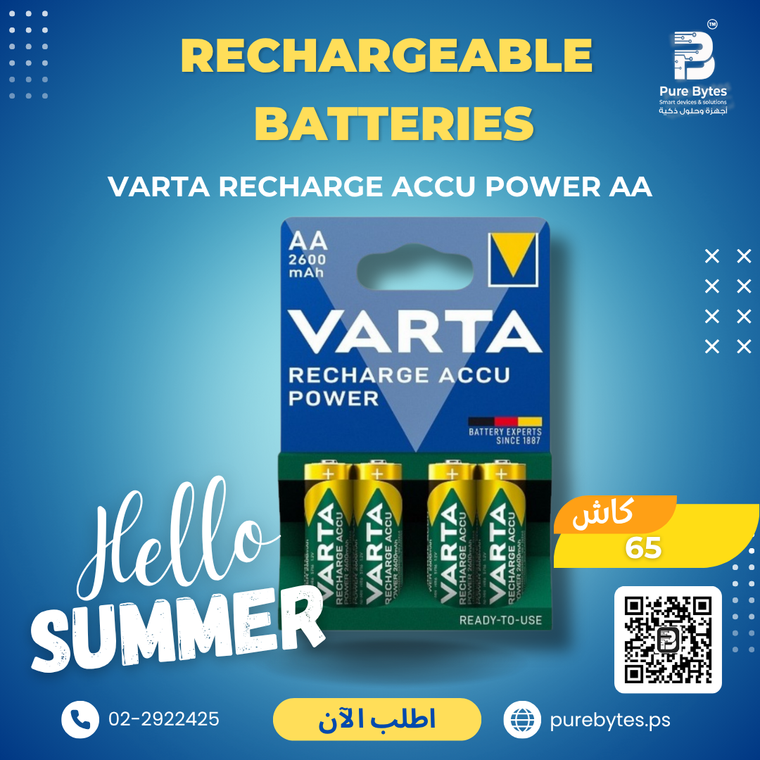 VARTA Recharge ACCU Power AA | Rechargeable Batteries - VARTA