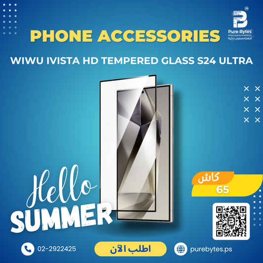 WiWU iVista HD Tempered Glass S24 Ultra | Phone Accessories - WiWU