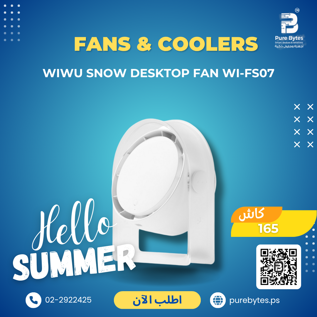 WiWU Snow Desktop Fan Wi FS07 | Fans & Coolers - WiWU