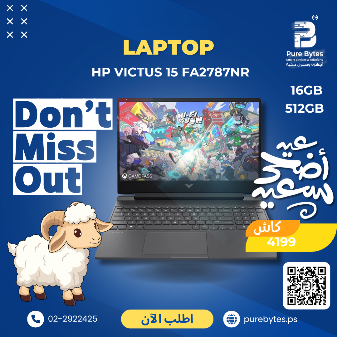 HP Victus 15 FA2787NR 16GB 512GB