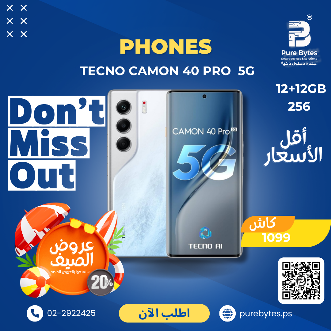 TECNO CAMON 40 PRO 5G 12+12GB 256GB