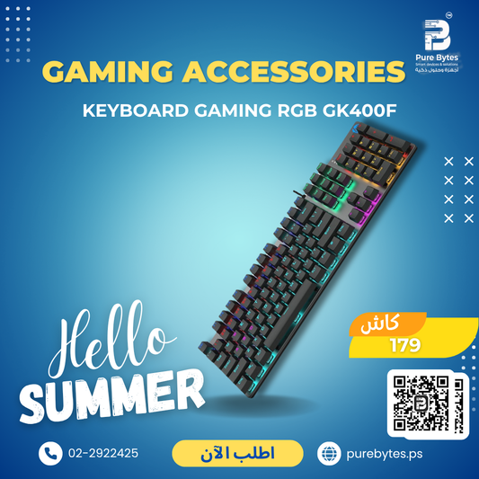 KEYBOARD GAMING RGB GK400F | Gaming Accessories - HP
