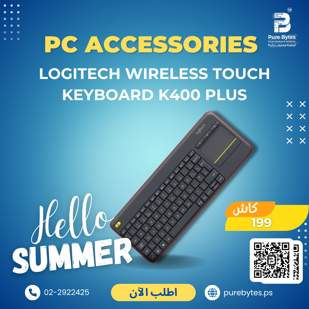 Logitech Wireless Touch Keyboard K400 PLUS | PC Accessories - Logitech