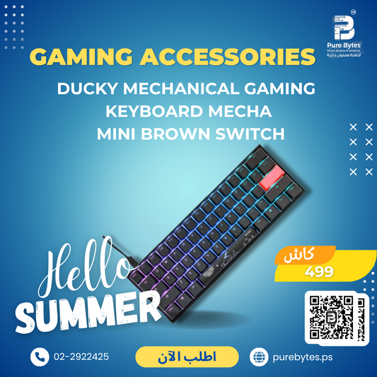 Ducky MECHANICAL GAMING KEYBOARD MECHA MINI Brown Switch | Gaming Accessories - Ducky