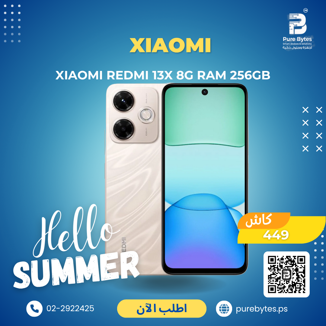 Xiaomi Redmi 13X 8G RAM 256GB | Smartphones - Xiaomi