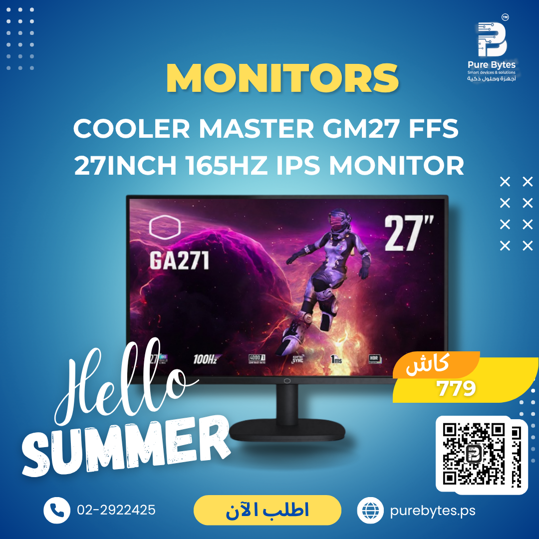 COOLER MASTER GM27 FFS 27inch 165HZ IPS MONITOR | Monitors - Cooler Master