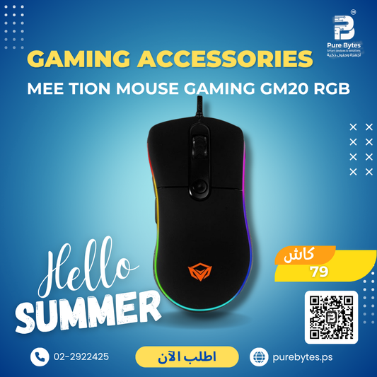 MEE TION MOUSE GAMING GM20 RGB | Gaming Accessories - MEE TION