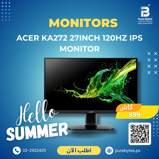 ACER KA272 27inch 120HZ IPS Monitor | Monitors - Acer