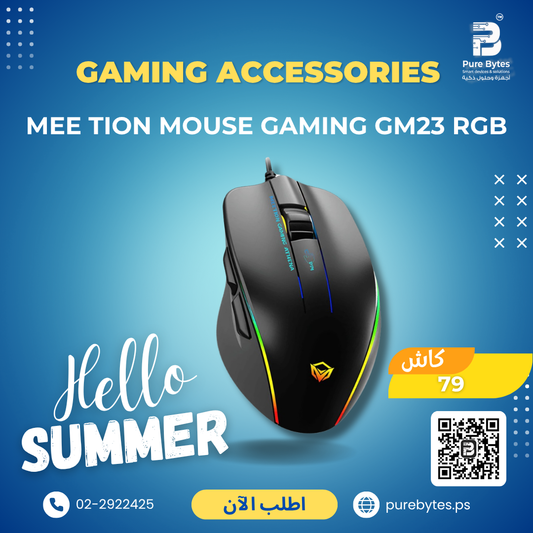 MEE TION MOUSE GAMING GM23 RGB | Gaming Accessories - MEE TION