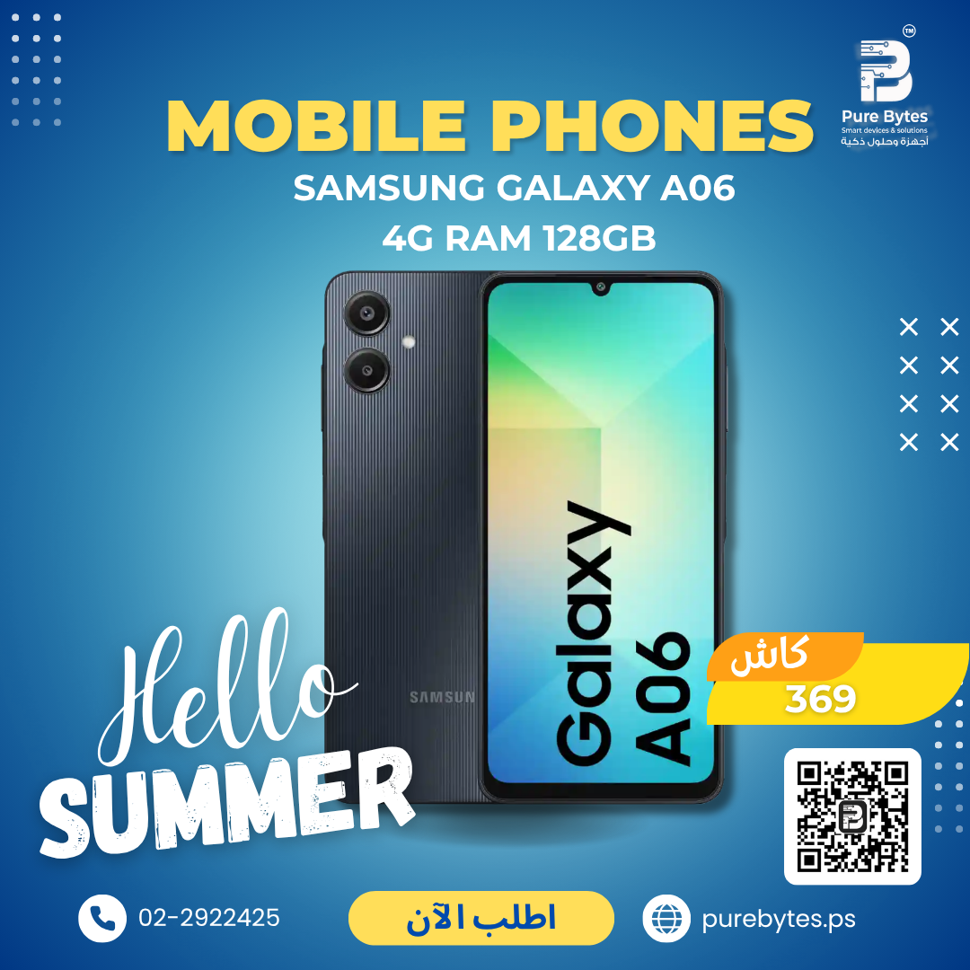 SAMSUNG GALAXY A06 4G RAM 128GB | Mobile Phones - Samsung