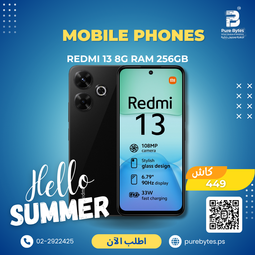 REDMI 13 8G RAM 256GB | Mobile Phones - Xiaomi