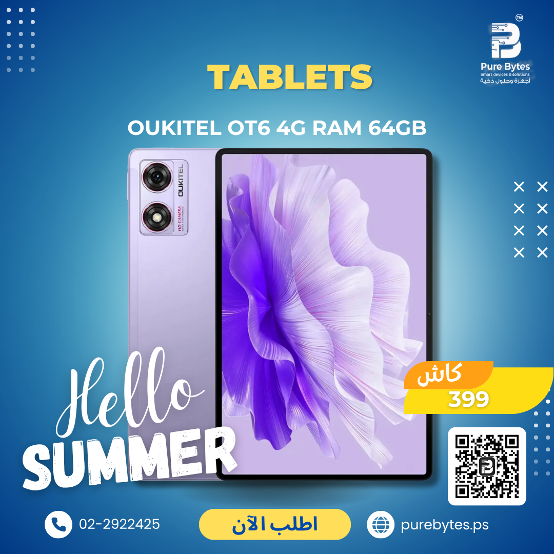 OUKITEL OT6 4G RAM 64GB | Tablets - Oukitel