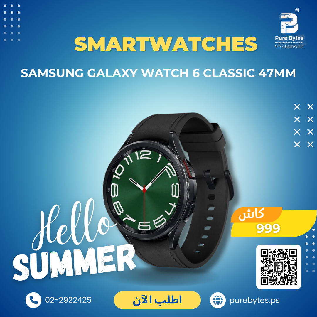 SAMSUNG GALAXY WATCH 6 CLASSIC 47MM | Smartwatches - Samsung