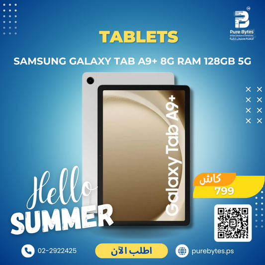 SAMSUNG GALAXY TAB A9+ 8G RAM 128GB 5G | Tablets - Samsung