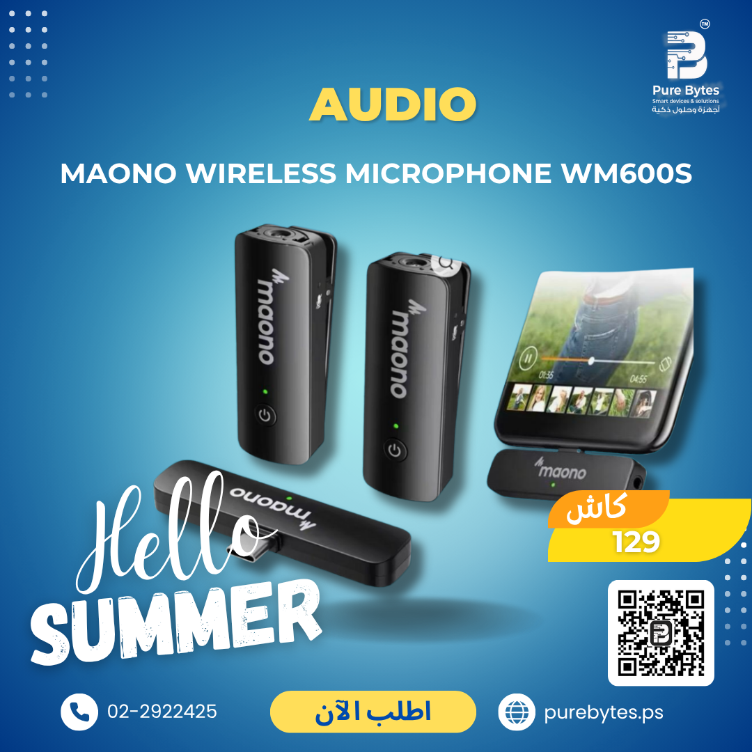 MAONO WIRELESS MICROPHONE WM600S | Audio - Maono