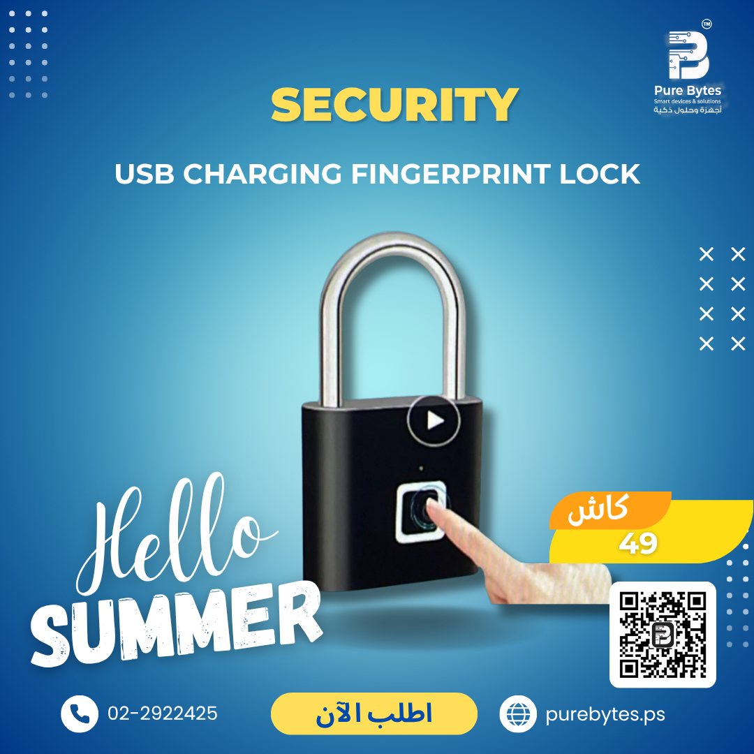 USB CHARGING FINGERPRINT LOCK | Security - KERUI