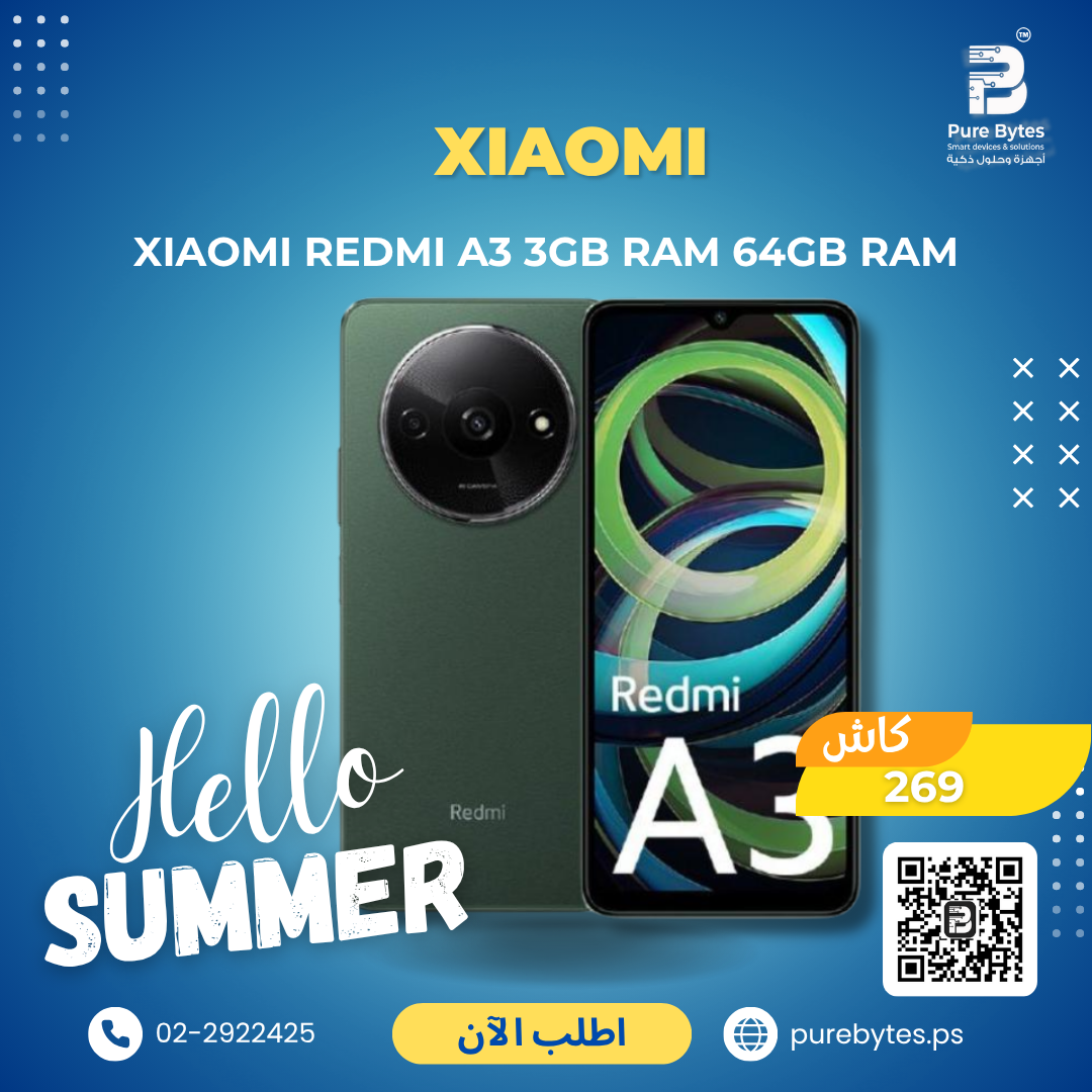 Xiaomi Redmi A3 3GB RAM 64GB RAM | Smartphones - Xiaomi