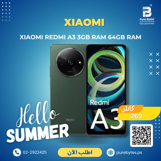 Xiaomi Redmi A3 3GB RAM 64GB RAM | Smartphones - Xiaomi