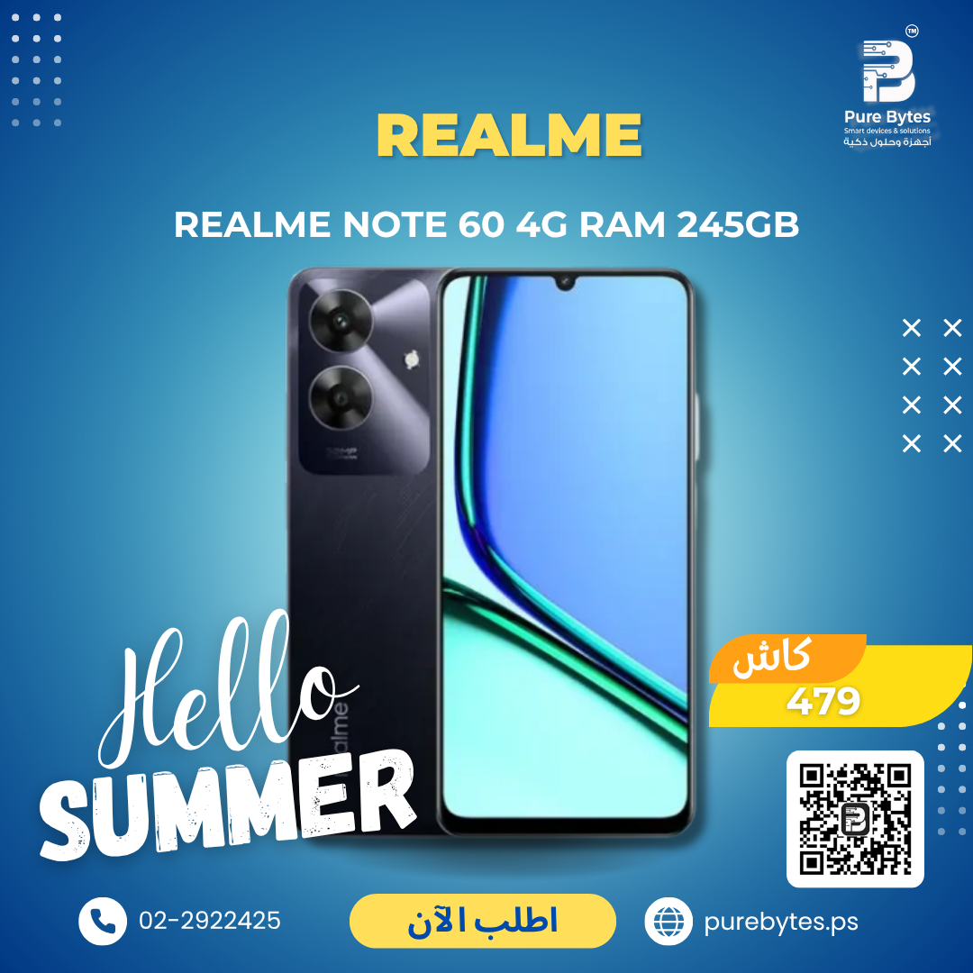 Realme Note 60 4G RAM 245GB | Smartphones - Realme