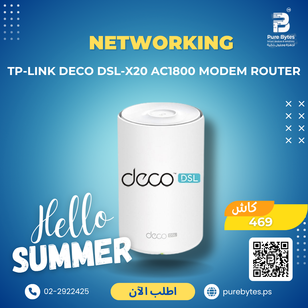 TP Link Deco DSL X20 AC1800 Modem Router | Networking - TP-Link