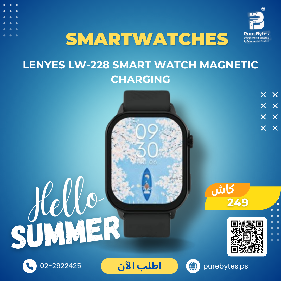 Lenyes LW 228 Smart Watch Magnetic Charging | Smartwatches - Lenyes