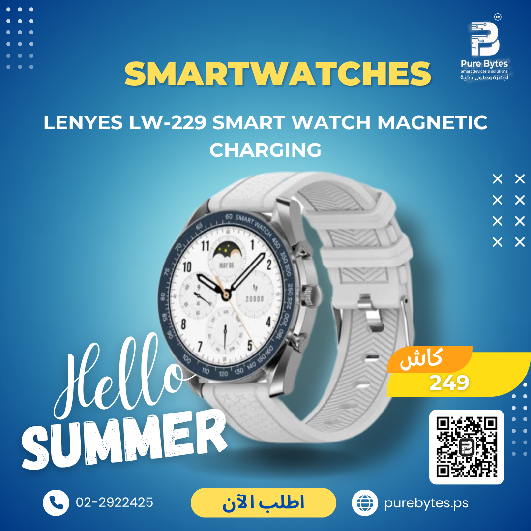 Lenyes LW 229 Smart Watch Magnetic Charging | Smartwatches - Lenyes