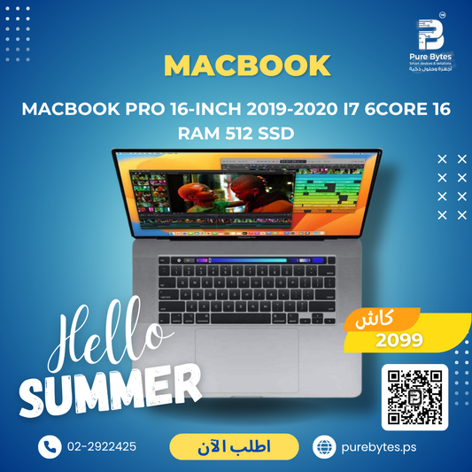 MacBook Pro 16 inch 2019 2020 i7 6core 16 RAM 512 SSD | Laptops - Apple
