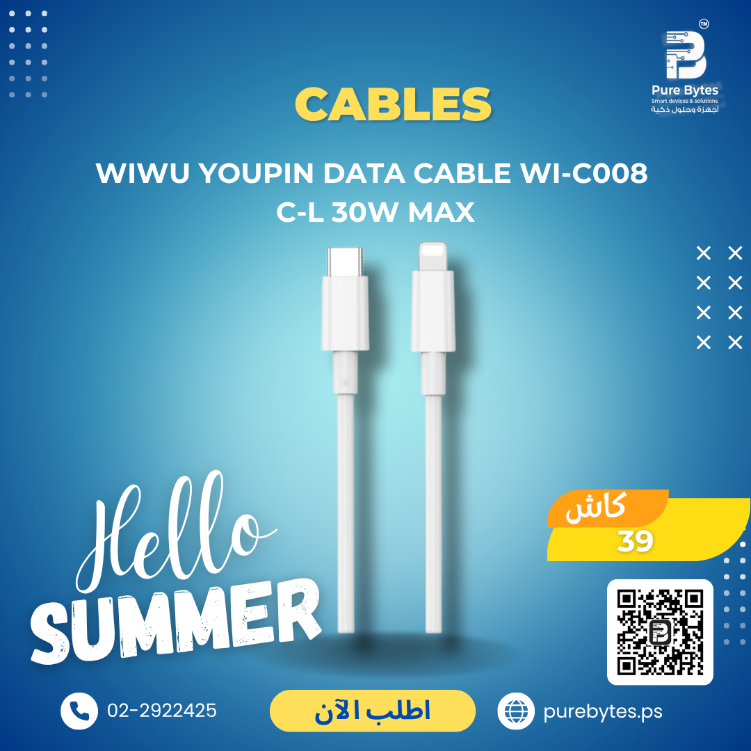 product 649.PNG WiWU YouPin Data Cable Wi C008 C L 30W Max | Cables - WiWU