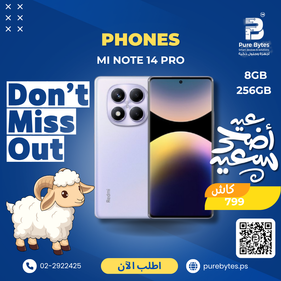 Redmi MI NOTE 14 PRO 8GB 256GB