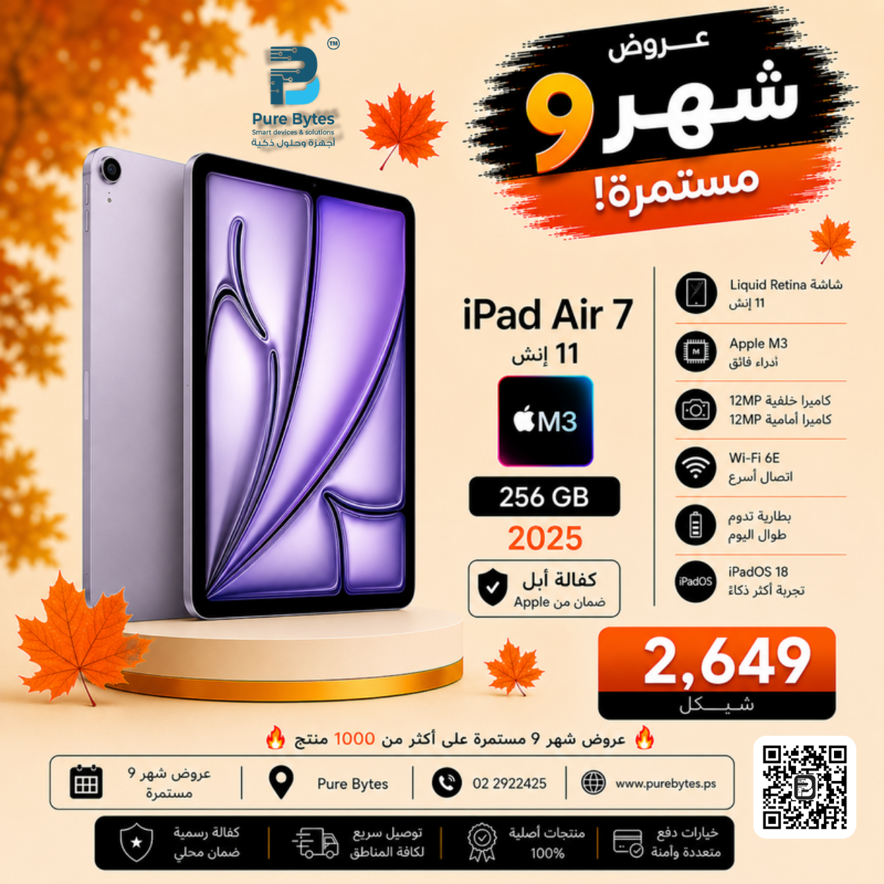 Apple iPad Air 7 11 256GB