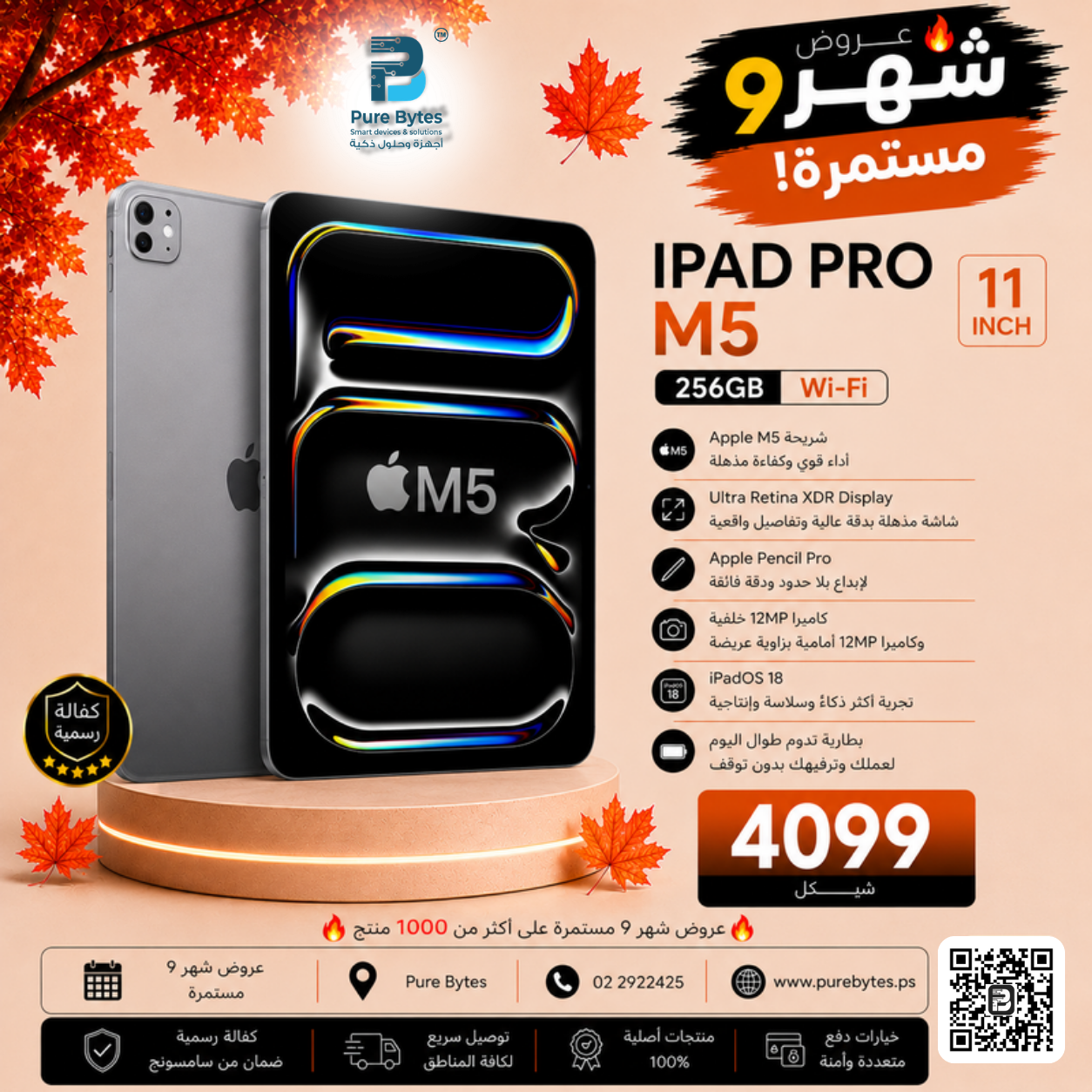 Apple iPad Pro M5 11 Inch WiFi 256GB