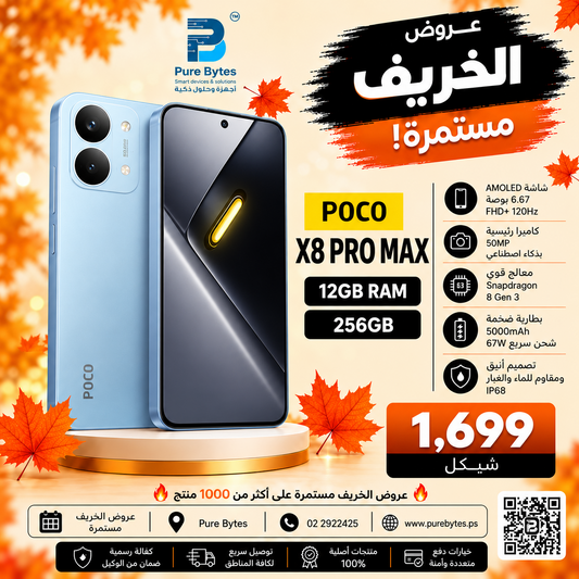 Poco X8 Pro Max 12GB/256GB - PureBytes original master
