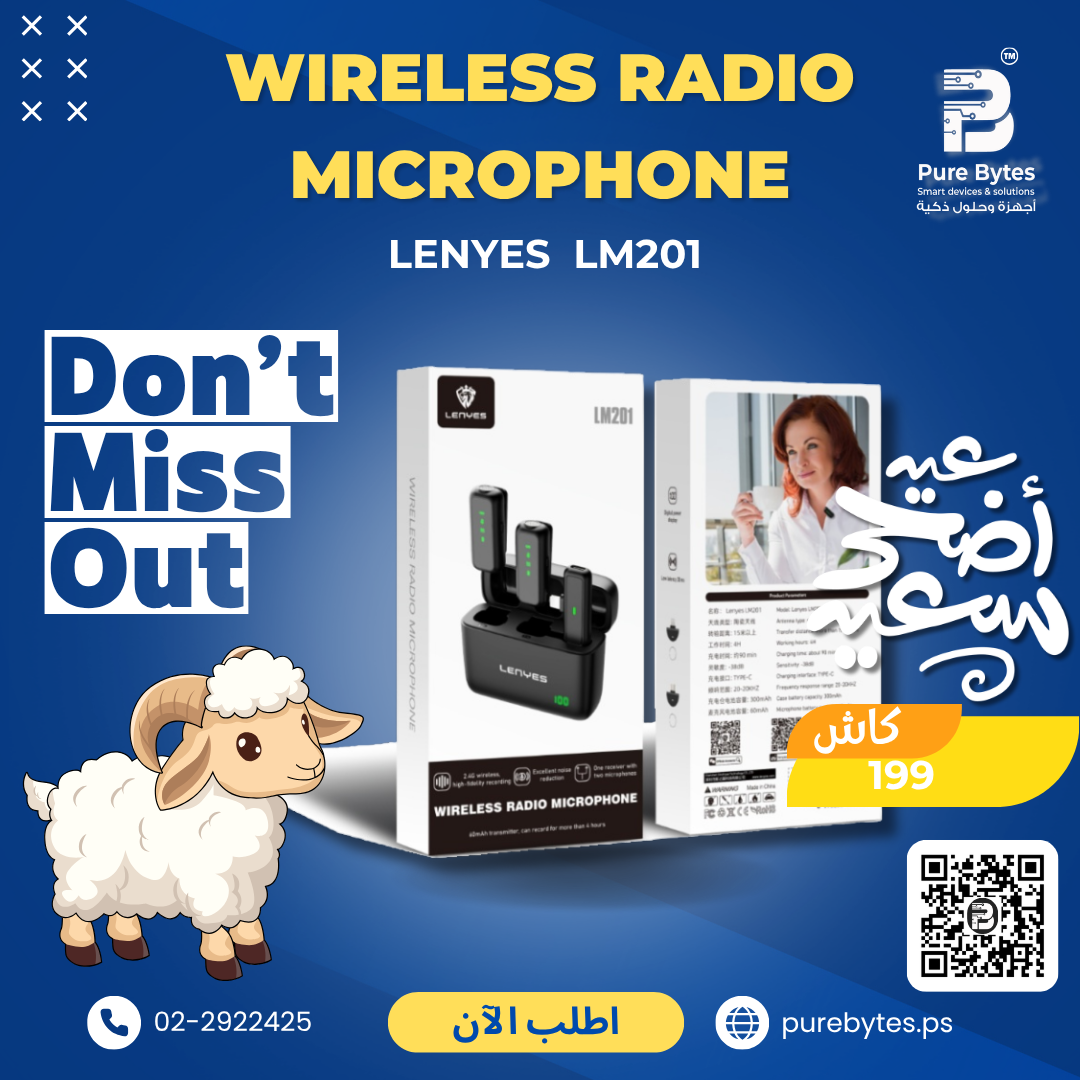 LENYES LM201 Wireless Radio Microphone