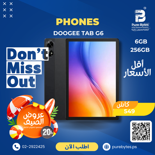 DOOGEE TAB G6 6GB 256GB