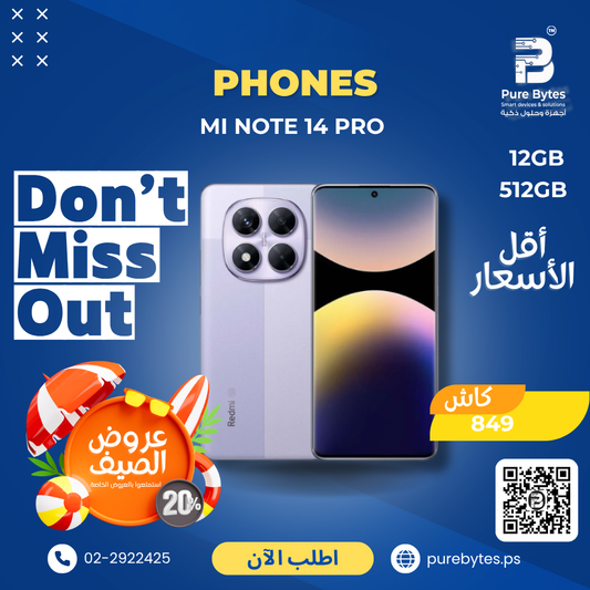 MI NOTE 14 PRO 12GB 512GB