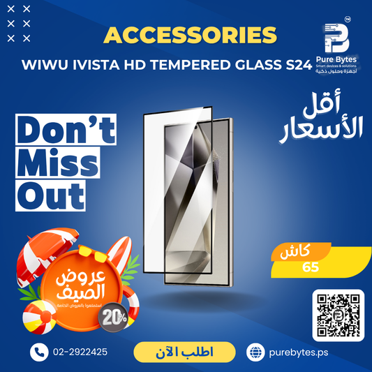 WIWU IVISTA HD TEMPERED GLASS S24