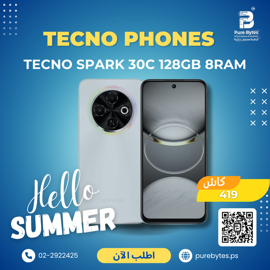TECNO SPARK 30C 128GB 8RAM | Mobile Phones - TECNO