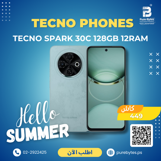 TECNO SPARK 30C 128GB 12RAM | Mobile Phones - TECNO