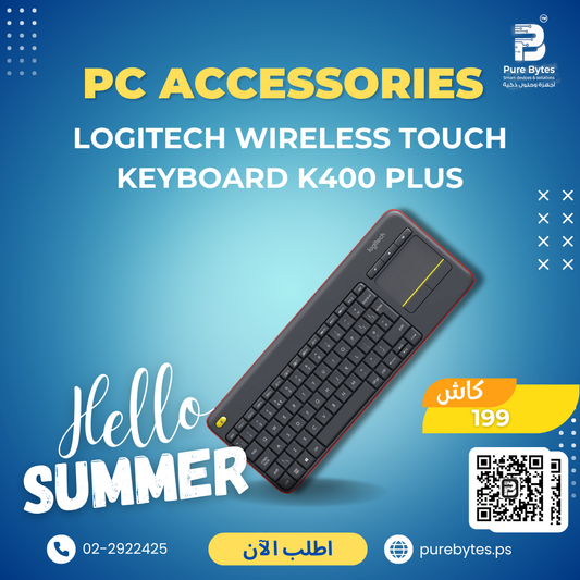 Logitech Wireless Touch Keyboard K400 PLUS | PC Accessories - Logitech